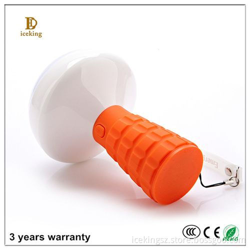 Orange color Silion Material LED Portable Multifunction Rechargeable Emergency LED Bulb Flashlight Car Fix Lamp